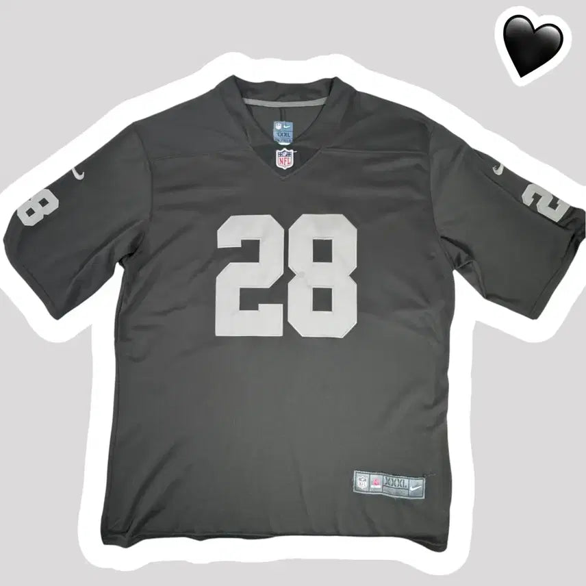 [BUNJANG] Nike NFL Raiders Jacobs Oversized Jersey / 오버사이즈 나이키 NFL 레이더스 제이콥스 유니폼 져지