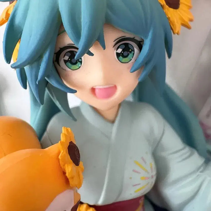 [BUNJANG] Hatsune Miku Sunflower Costume Figure / 하츠네 미쿠 피규어 해바라기 의상 예약