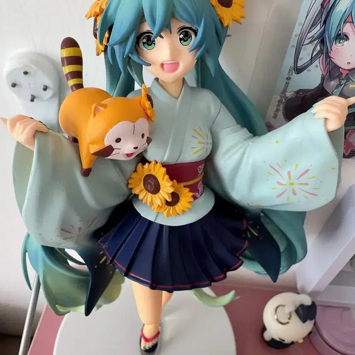 [BUNJANG] Hatsune Miku Sunflower Costume Figure / 하츠네 미쿠 피규어 해바라기 의상 예약