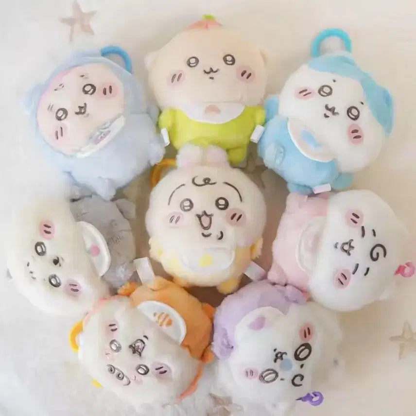 [BUNJANG] Chiikawa Baby Series Plush Keychain / 치이카와 베이비 시리즈 인형 키링