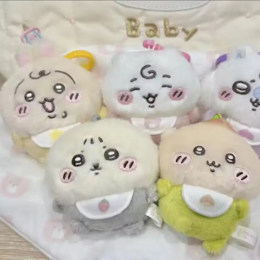 [BUNJANG] Chiikawa Baby Series Plush Keychain / 치이카와 베이비 시리즈 인형 키링