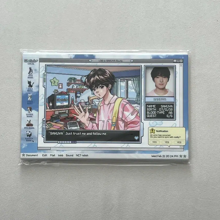 [SOLD OUT] 엔시티 위시 로그인 사쿠야 포토팩