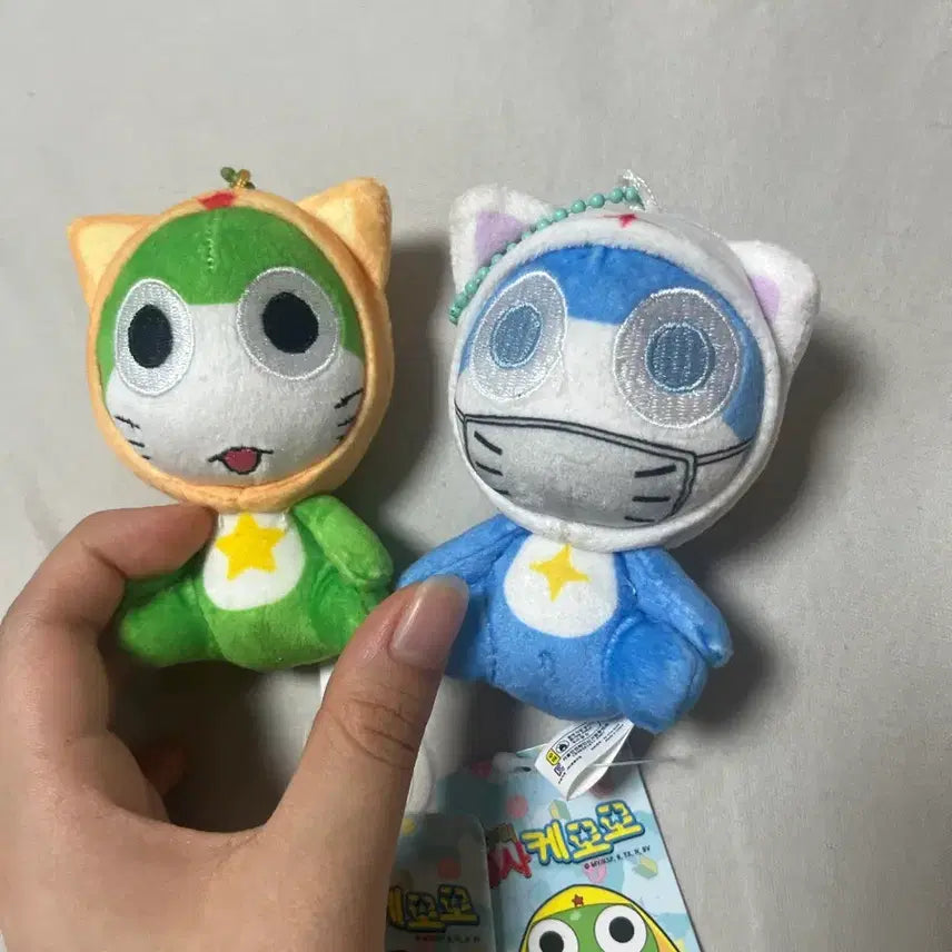 [BUNJANG] Sgt. Frog Keroro &amp; Dororo Plush Set (Authentic) / 케로로 중사 인형 케로로 도로로 일괄(정품)