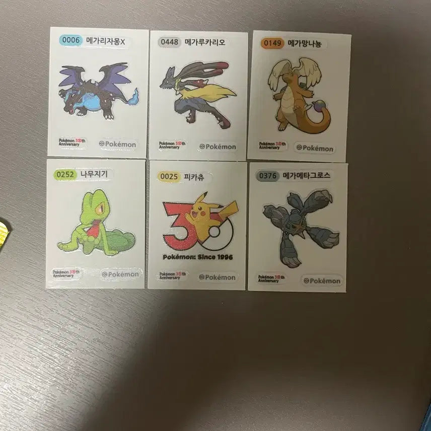 [BUNJANG] Pokemon 30th Anniversary Bread Stickers Bundle Set / 포켓몬 30주년 띠부씰