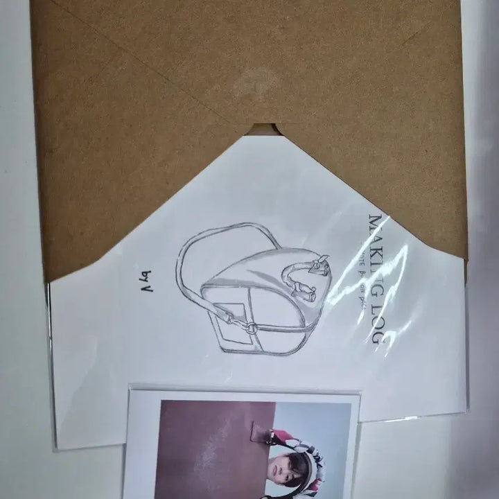 [BUNJANG] BTS V Taehyung Boston Bag Making Log Photocard / by bts 뷔 태형 보스턴 백 메이킹 로그 포카