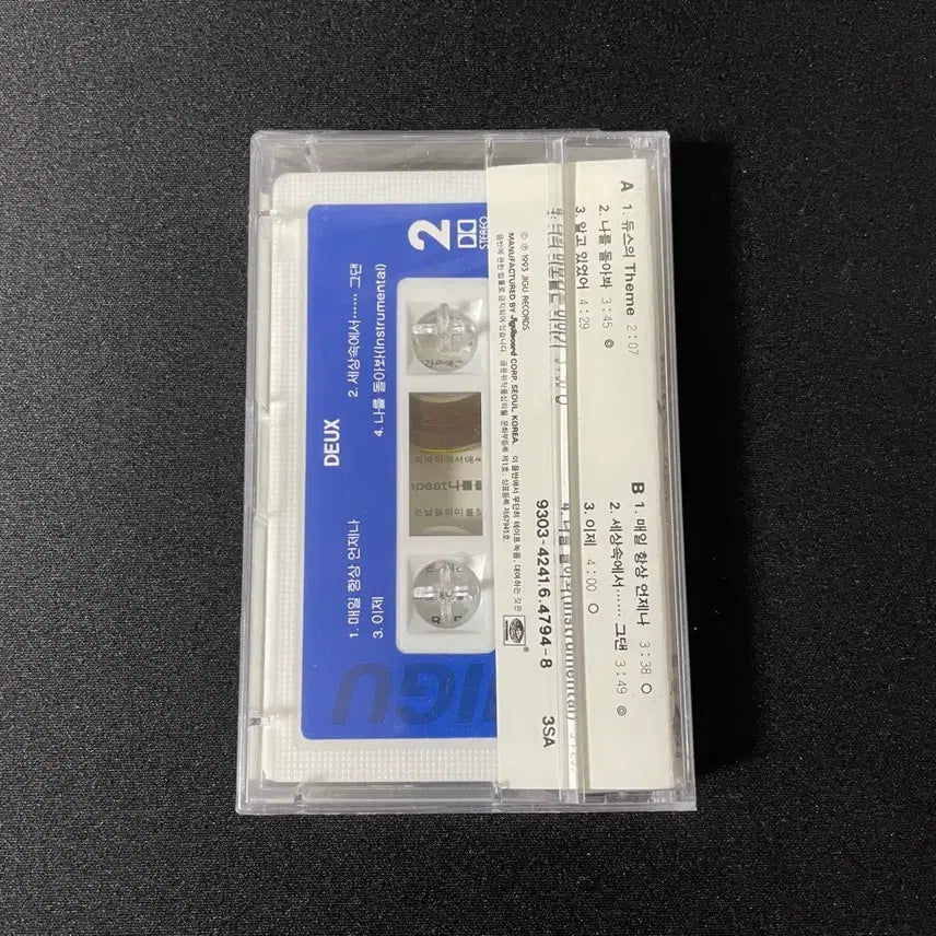 [BUNJANG] DEUX 1st Album Unsealed Cassette Tape / 듀스 1집 미개봉 카세트 테이프