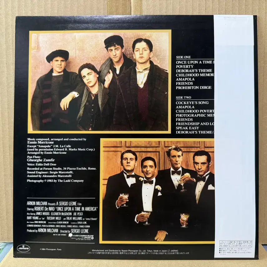 [BUNJANG] Ennio Morricone Once Upon A Time In America O.S.T. Japanese Original LP Record / (일본 LP) Once Upon A Time In America 초반
