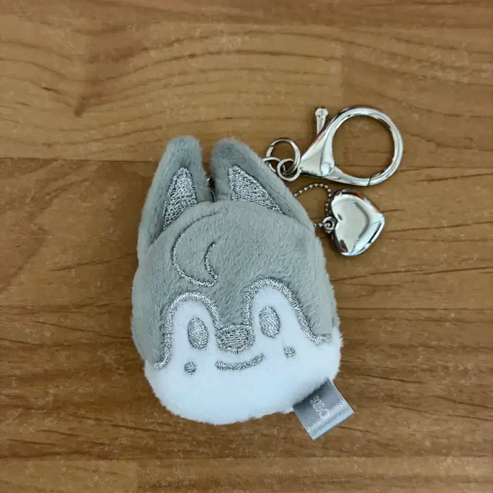 [BUNJANG] Wolfchan Silver Keychain / 울프찬 실버키링
