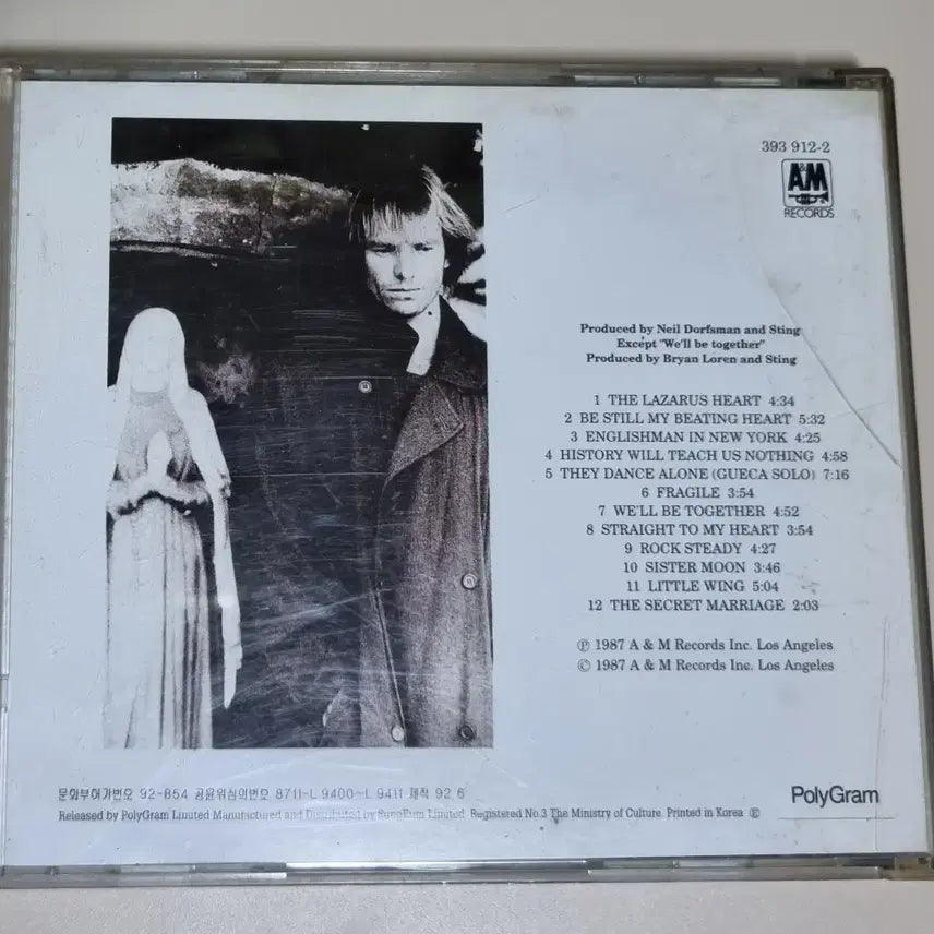 [BUNJANG] Sting Nothing Like the Sun Unsealed CD / 스팅 Nothing Like the Sun (개봉 CD)