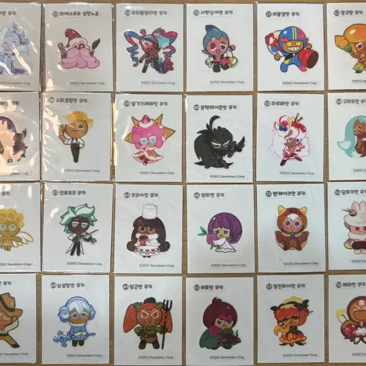 [BUNJANG] Cookierun Kingdom Stickers Bundle Set / 쿠키런 킹덤 띠부씰 일괄 판매합니다