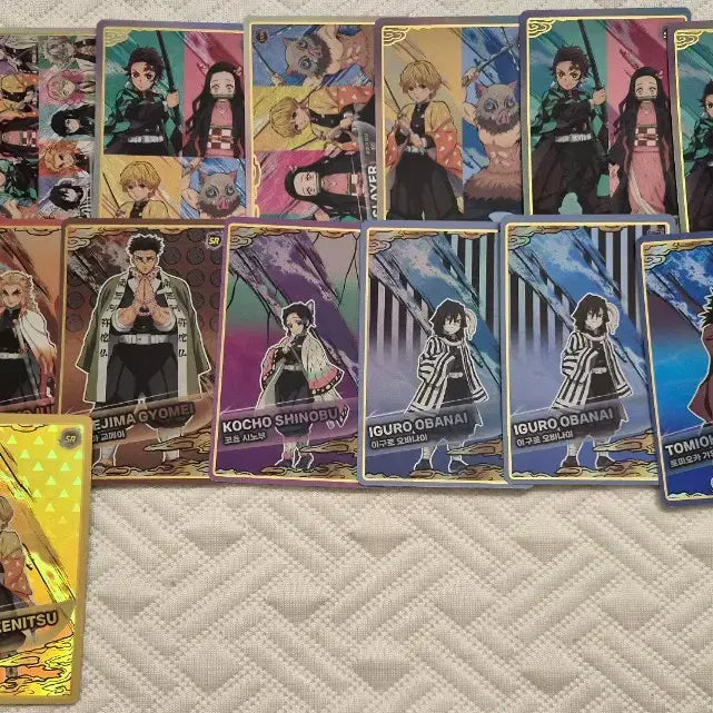[BUNJANG] Demon Slayer: Kimetsu no Yaiba Card Set / 귀멸의칼날 카드 팝니다