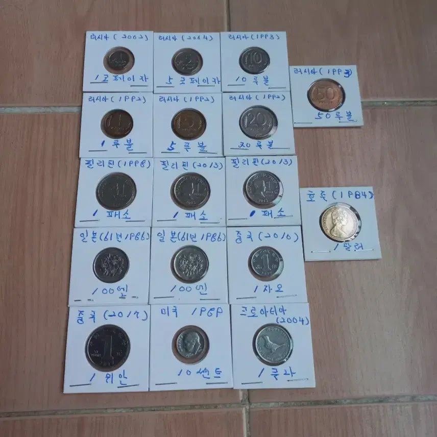 [BUNJANG] World Commemorative Coin Set / 다양한 국가 기념주화 세트