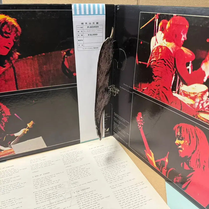 [BUNJANG] Badger One Live Badger 1973 LP Original Pressing with Obi &amp; Insert / (일본 LP) Badger - 1973년 초반, 희귀 팝업 커버