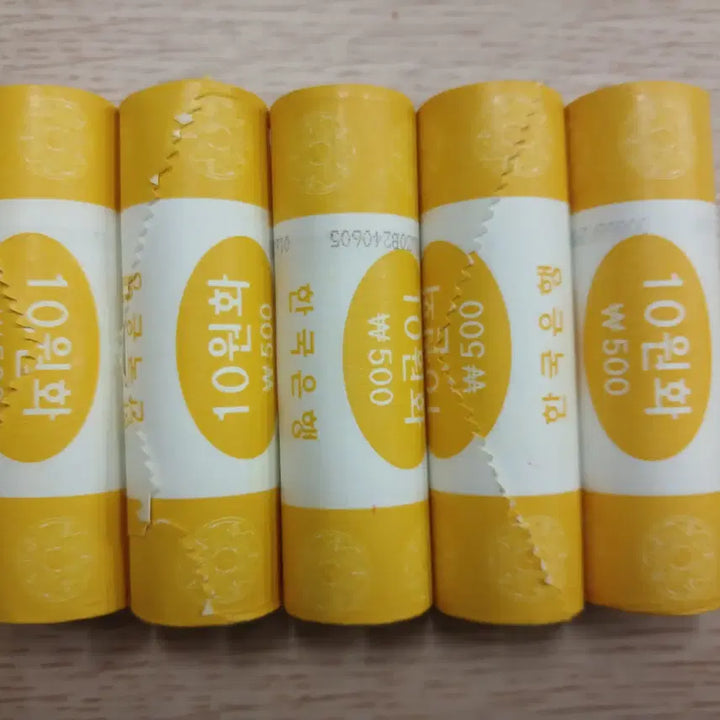[BUNJANG] Lot of 5 (2005) 10th Anniversary Uncirculated Rolls / 2005년 구 10주 롤 5개