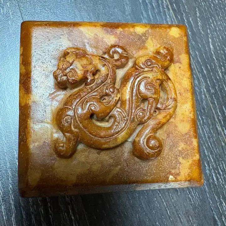 [BUNJANG] Jade Carved Dragon Seal / 옥으로 만든 도장