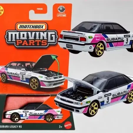 [BUNJANG] Matchbox Moving Parts 1993 Subaru Legacy RS Rally Car Die-cast Model / 매치박스 무빙파츠 스바루 레거시RS 랠리카 다이캐스트 희귀 미개봉 새상품