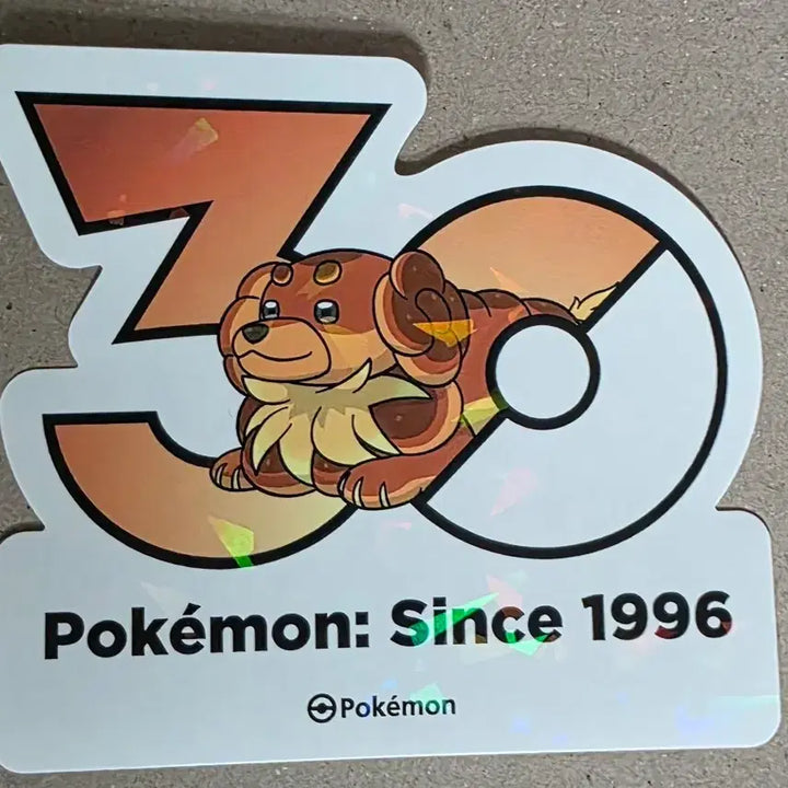 [BUNJANG] Pokemon 30th Anniversary Bauchel Sticker / 포켓몬 30주년 바우첼 스티커