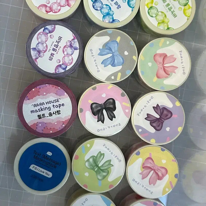 [BUNJANG] Vintage Masking Tape &amp; Seal Sticker Set / 고전 마스킹 테이브 씰 스티커 양도합니다.