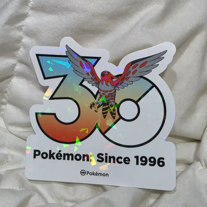 [SOLD OUT] 파이어로 로고 스티커 포켓몬 30주년
