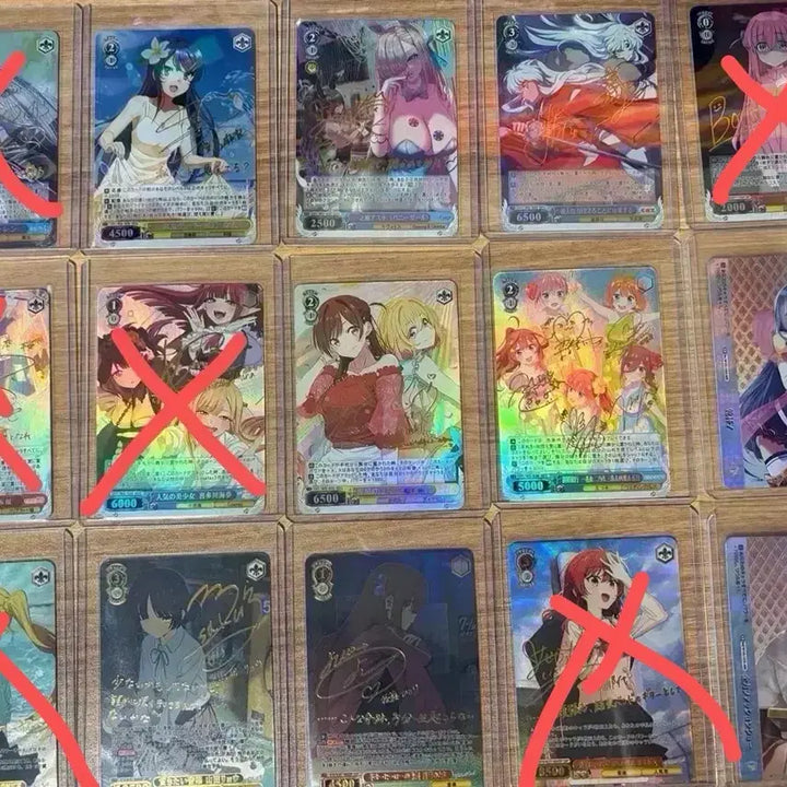 [BUNJANG] Weiss Schwarz Custom Autograph Trading Cards - Various Anime Characters (Sealed) / 바이스 슈발츠 사인 오리카 (개별/일괄) 청돼 오등분 봇치 비스크돌 등
