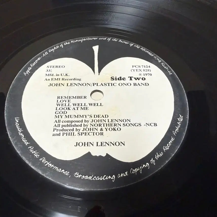[BUNJANG] John Lennon Plastic Ono Band 1970 UK Original LP Record / (UK LP) John Lennon 존 레논 - 1970년 영국 초반