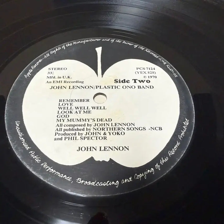 [BUNJANG] John Lennon Plastic Ono Band 1970 UK Original LP Record / (UK LP) John Lennon 존 레논 - 1970년 영국 초반