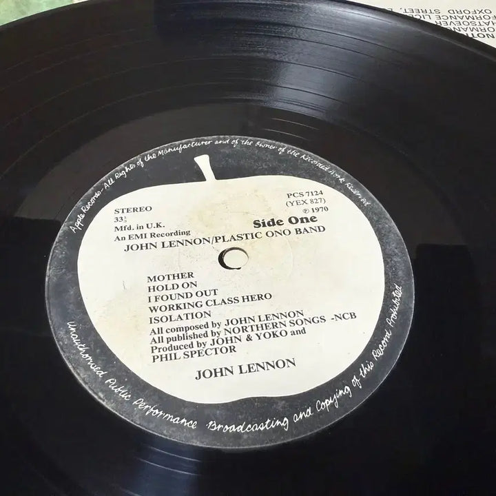 [BUNJANG] John Lennon Plastic Ono Band 1970 UK Original LP Record / (UK LP) John Lennon 존 레논 - 1970년 영국 초반