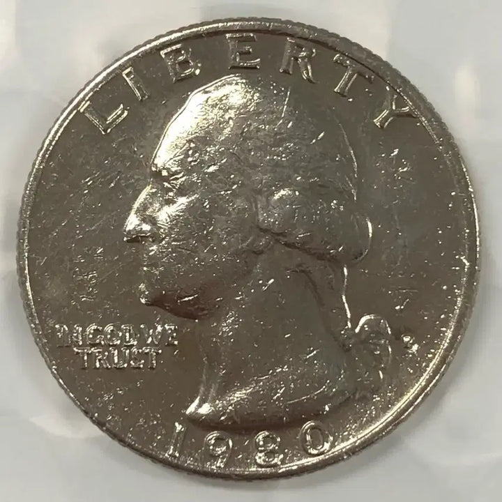 [BUNJANG] 1980 USA Quarter Dollar Coin / 1980년 미국 쿼터달러 동전 D481
