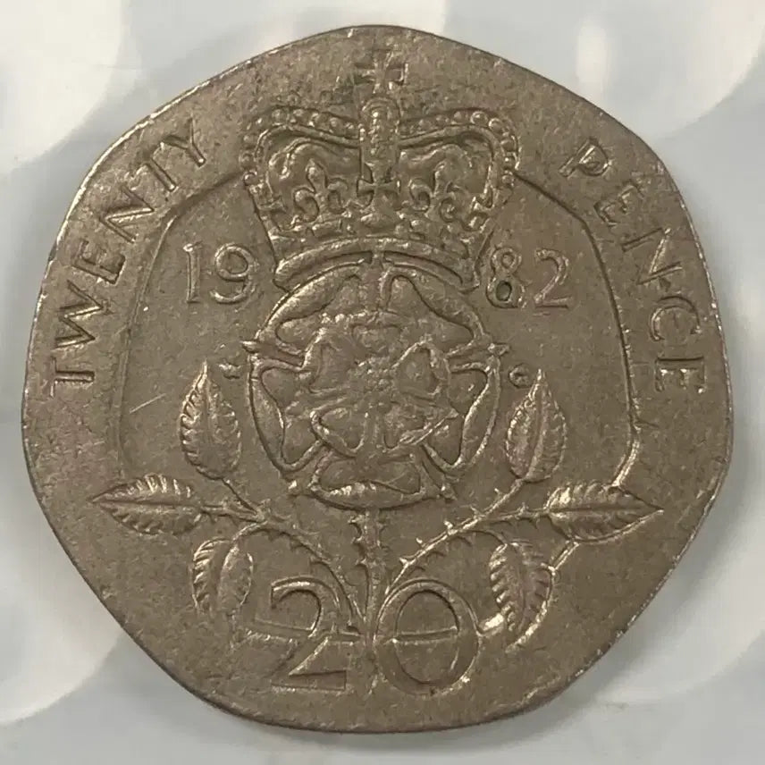 [BUNJANG] 1982 United Kingdom 20 Pence Coin / 1982년 영국 20펜스 동전 D489