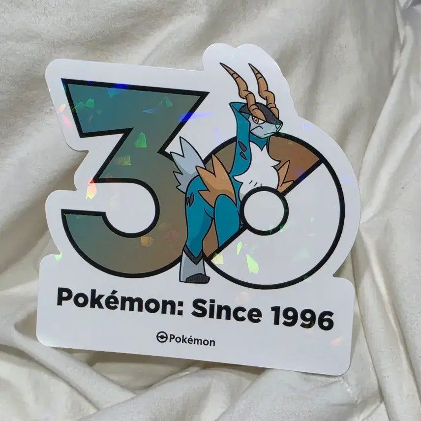 [BUNJANG] Kovarrone Logo Sticker Pokemon 30th Anniversary / 코바르온 로고 스티커 포켓몬 30주년