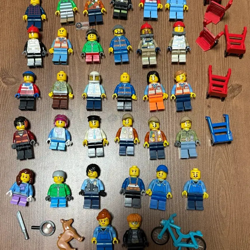 [BUNJANG] LEGO City Minifigure Collection Bundle Set / 레고 시티 미니피규어 모음 일괄