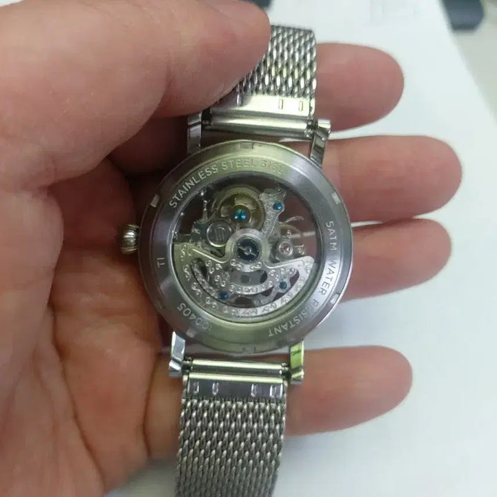 [BUNJANG] Ingersoll Skeleton Metal Watch / 잉거솔 스켈레톤 메탈 시계