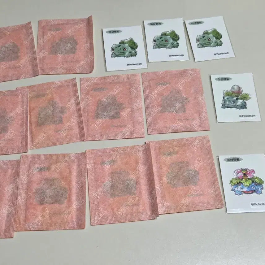 [SOLD OUT] 포켓몬 띠부씰 일괄 판매 이상해씨 풀 꽃