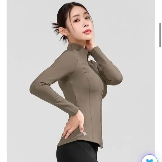 [BUNJANG] Xexymix Gelat Intention Slim Fit Zip-up Jacket Timberwolf L / 젝시믹스 젤라 인텐션 슬림핏 집업 자켓 팀버울프 L 제시믹스