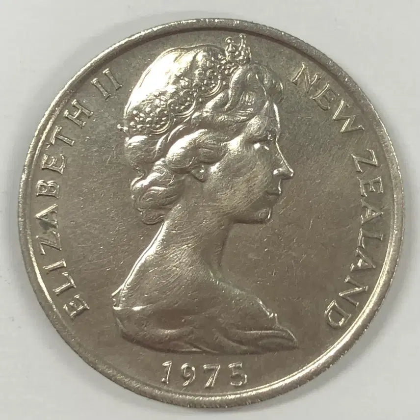 [BUNJANG] 1975 New Zealand 10 Cent Coin / 1975년 뉴질랜드 10센트 동전 S4066