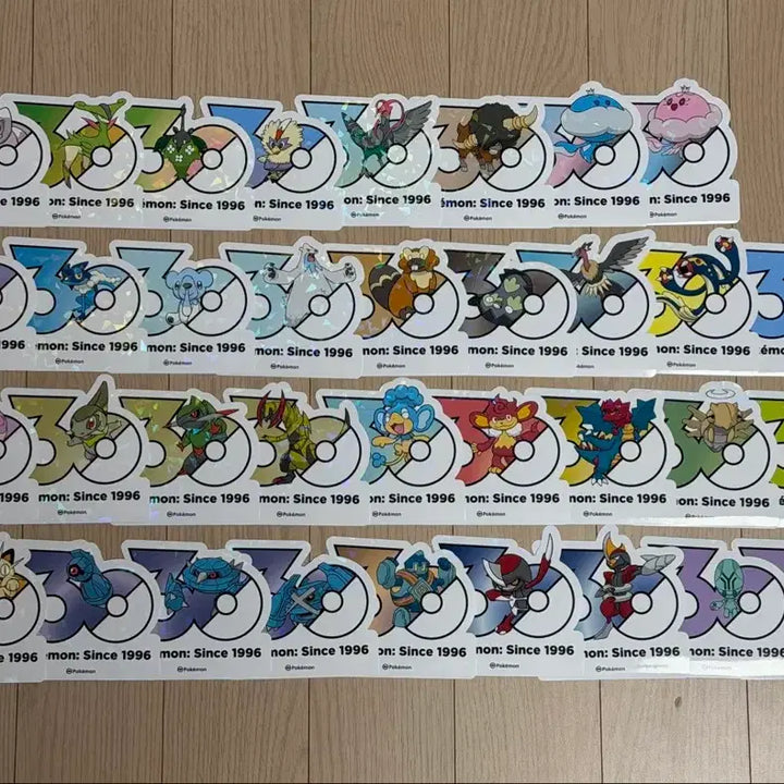 [BUNJANG] Pokemon 30th Anniversary Sticker Sets / 포켓몬 30주년 스티커 판매