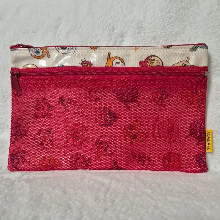 [BUNJANG] Anpanman Double Zipper Pouch / 호빵맨 더블지퍼 파우치