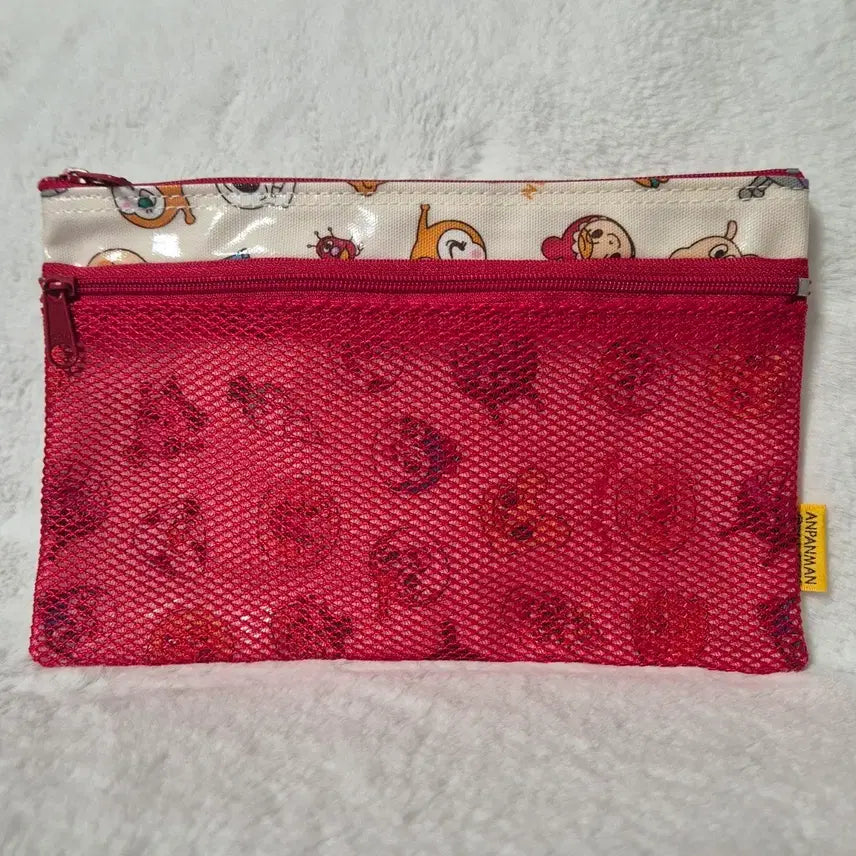 [BUNJANG] Anpanman Double Zipper Pouch / 호빵맨 더블지퍼 파우치