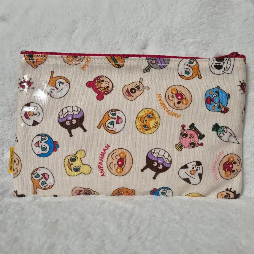 [BUNJANG] Anpanman Double Zipper Pouch / 호빵맨 더블지퍼 파우치