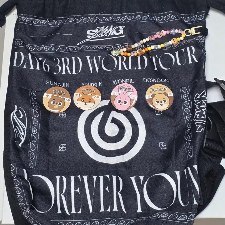 [BUNJANG] Day6 Bandana Custom Bag Bundle Set / 데이식스 반다나 제작 가방