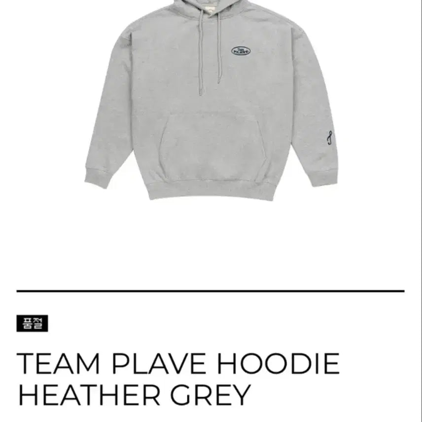[BUNJANG] Playve Hooded Sweatshirt M / 팀 플레이브 후드티 M