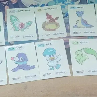 [BUNJANG] Pokemon 30th Anniversary Sticker Bundle / 포켓몬 30주년 띠부띠부씰 일괄로 팔아요