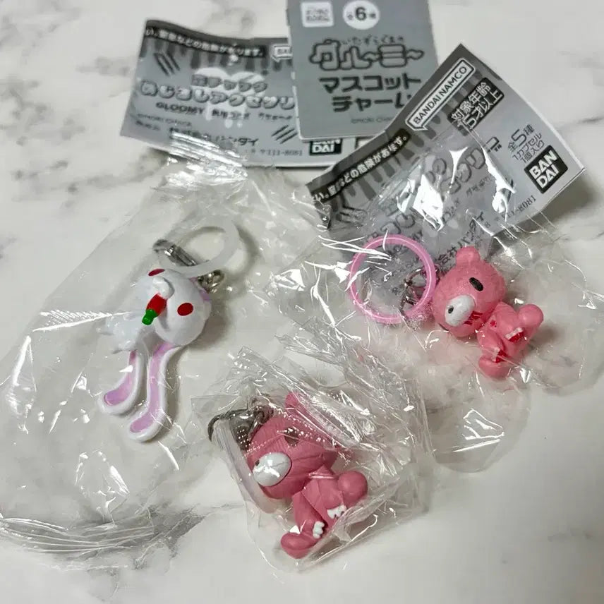 [BUNJANG] Gloomy Bear General Purpose Rabbit Mezurushi Bundle Set 3 Types (Sealed) / (미개봉새제품) 글루미 베어 범용토끼 메지루시 일괄 3종