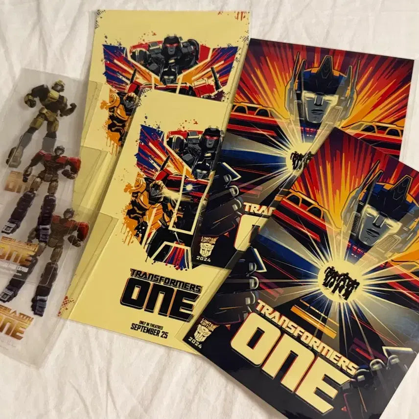 [BUNJANG] Transformers One Postcard &amp; Card Set / 트랜스포머 원 엽서 세트 2종 &amp; 카드