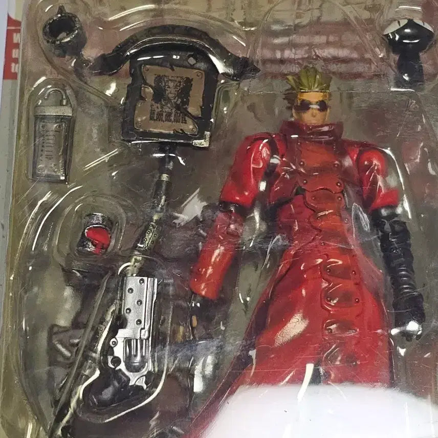 [BUNJANG] Kaiyodo Trigun Vash The Stampede Red Version Figure (Sealed) / 카이요도 트라이건 밧슈 레드 버전 피규어 미개봉