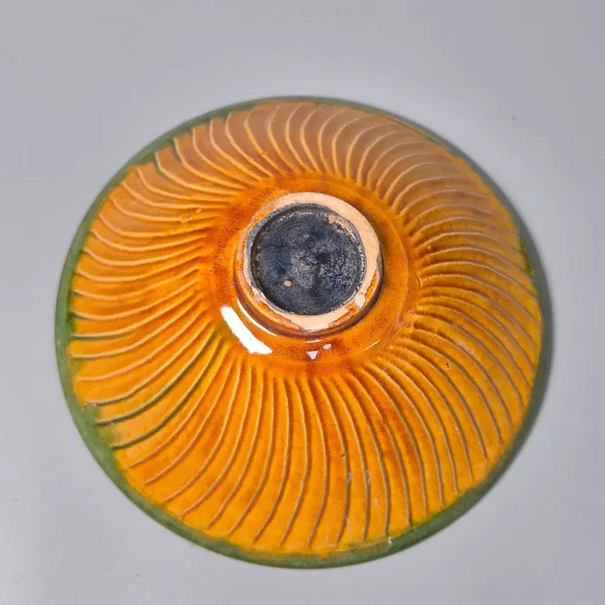 [BUNJANG] Sancai Glazed with Cloud and Bird Motif Chinese Porcelain Antique Art Collectible / 당삼채 각화운조문 완 중국도자기 골동품 고미술품 수집품