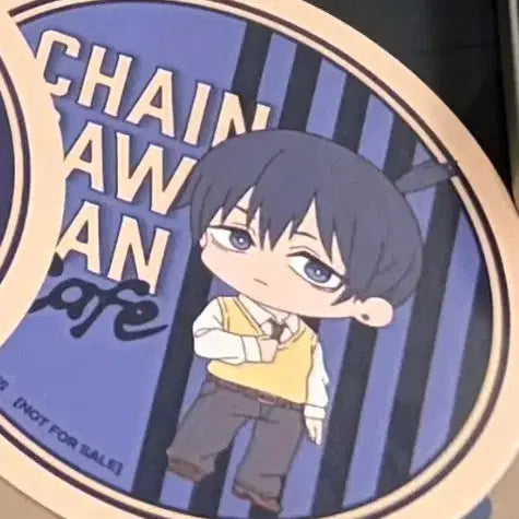[BUNJANG] Chainsaw Man Cafe Collaboration Art Board Aki / 판매) 체인소맨 카페 콜라보 일러스트보드 아키+코스터