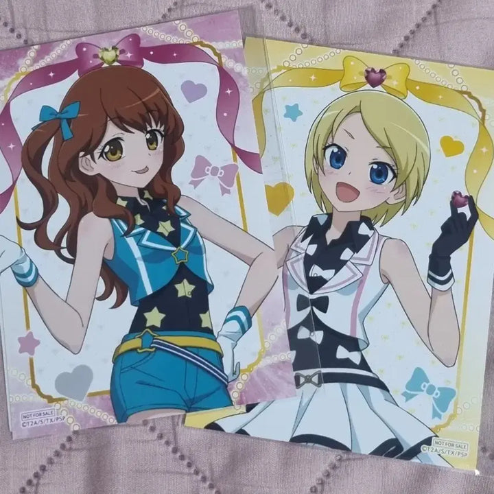 [BUNJANG] PriPara Ira Marukuji Can Badge &amp; Postcard Set / 프리즘스톤 아이라 마루쿠지 캔뱃지/카논,세레나 뱃지&amp;엽서