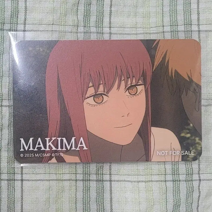 [BUNJANG] Chainsaw Man Cafe MAPPA Lucky Draw Makima Card / 체인소 맨 카페 마파 렐리특전 마키마 카드