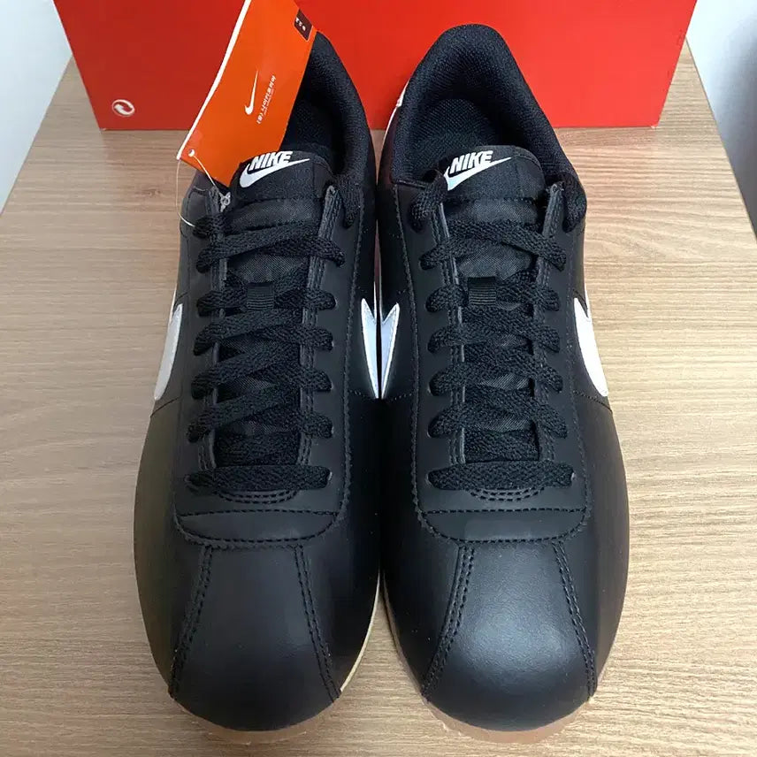[BUNJANG] Nike Cortez Leather Black 275mm / (새제품) 나이키 코르테즈 레더 블랙 275mm 매장정품